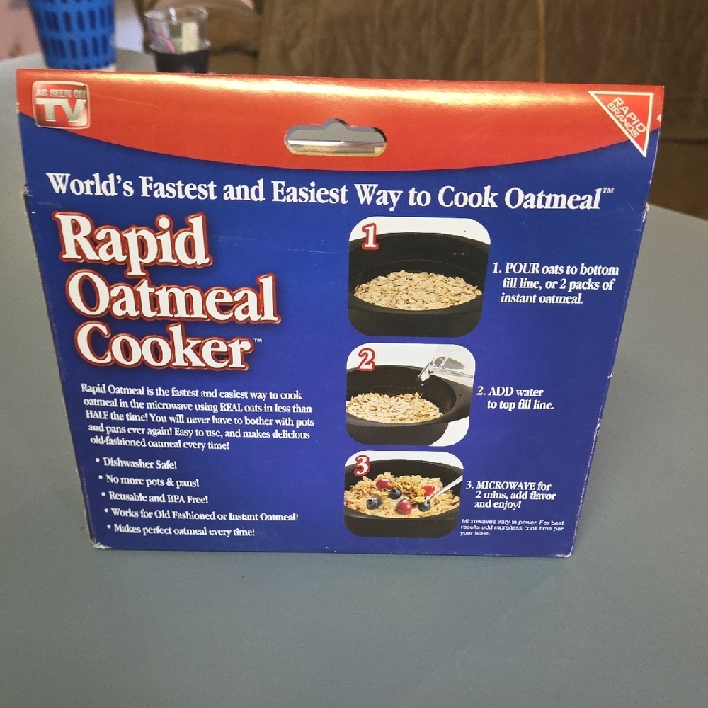 Rapid Oatmeal Cooker - Blue - Picture 3 of 5